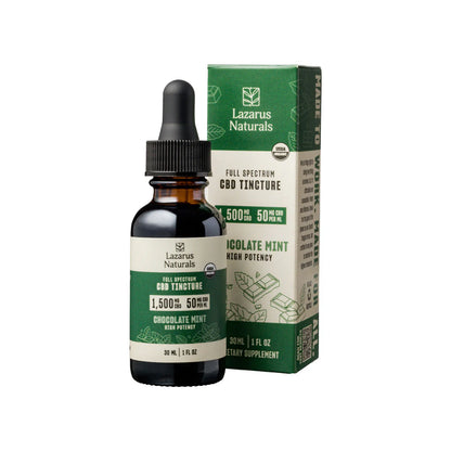 Full Spectrum, High Potency CBD Oil Tincture For HUMANS (30ML/1500MG CBD)