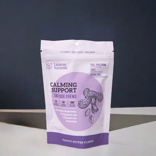 Lazarus CBD Calming Support Soft Chews- Peanut Butter