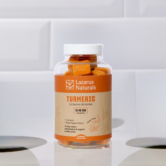 CBD GUMMIES, TURMERIC- Mango Ginger 40 CT